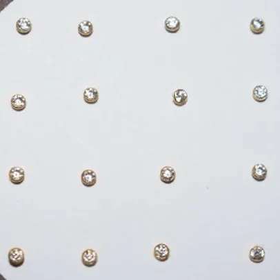 Nose Pin (White Stone)