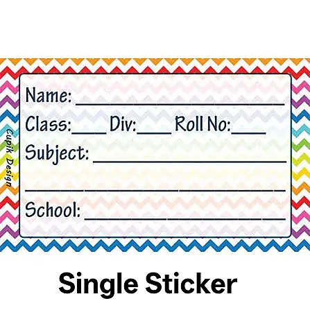 Name Sticker (Single Piece)