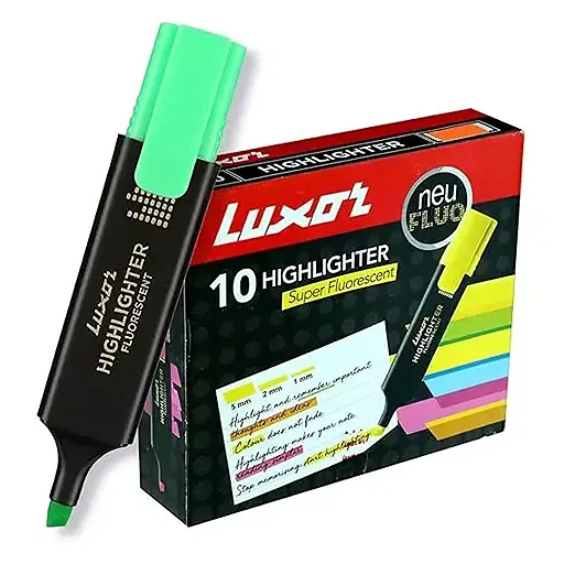 Luxor Highlighter Fluorescent (1851) (1 pen)