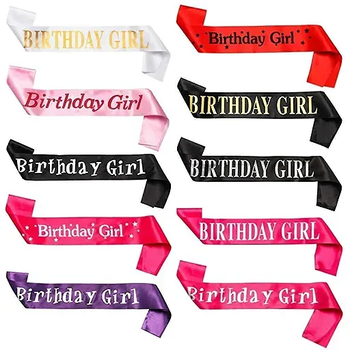 Satin Sash (Birthday Girl)
