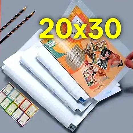 Book Cover Transparent Self Adhesive (20x30 Sheet)