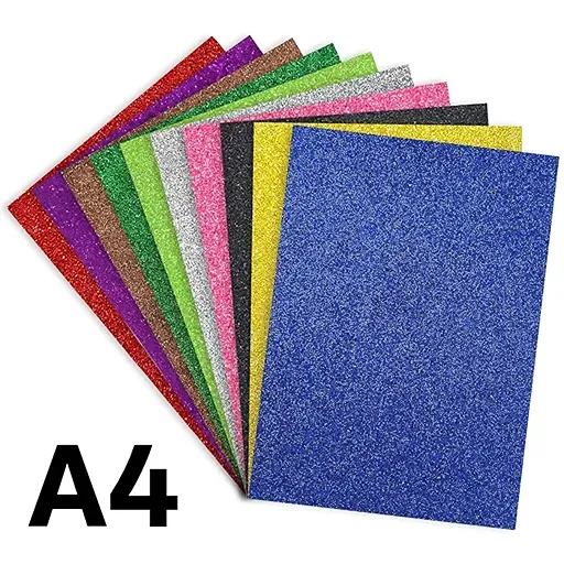 Glitter Sparkles Foam Sheet Paper (A4 2mm)