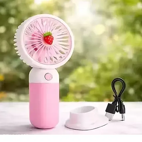 Cute Mini USB Rechargeable Hand Fan for Travel & Summer