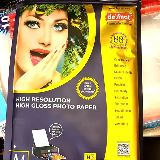 Desmat High Gloss Photo Paper A4 (50 sheets)
