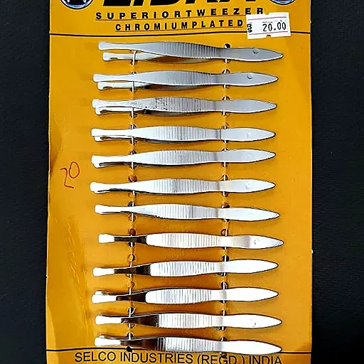 Lebra Cromium Plated Tweezer