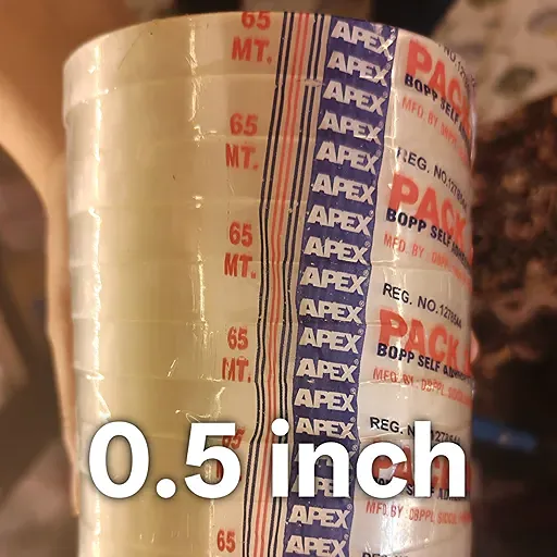 Clear Tape (0.5 Inch, 65 meter)
