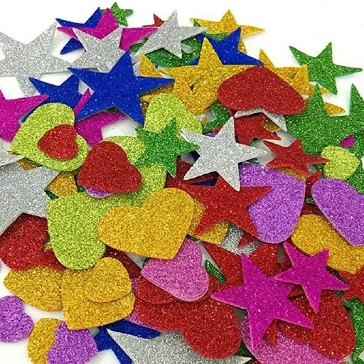Craft Leela Glitter Sticker (Sheets)